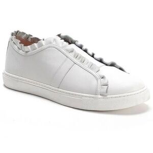 Kate Spade Leather Ruffle Sneakers